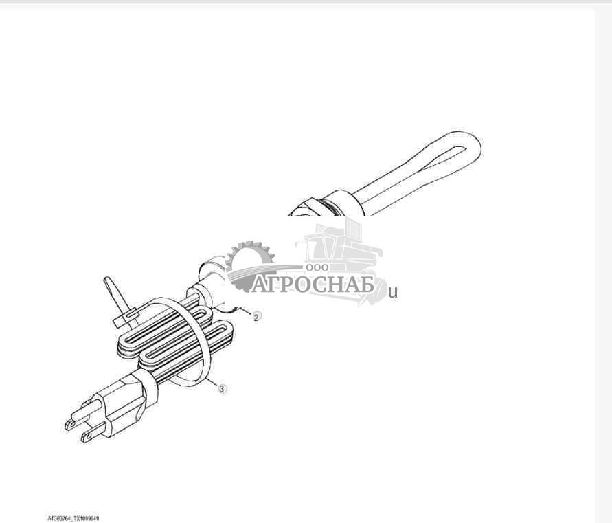 110 V Engine Block Coolant Heater 